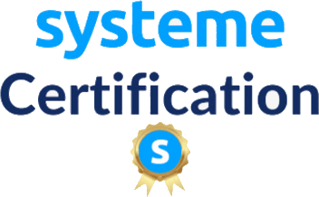 Systeme.io certification badge